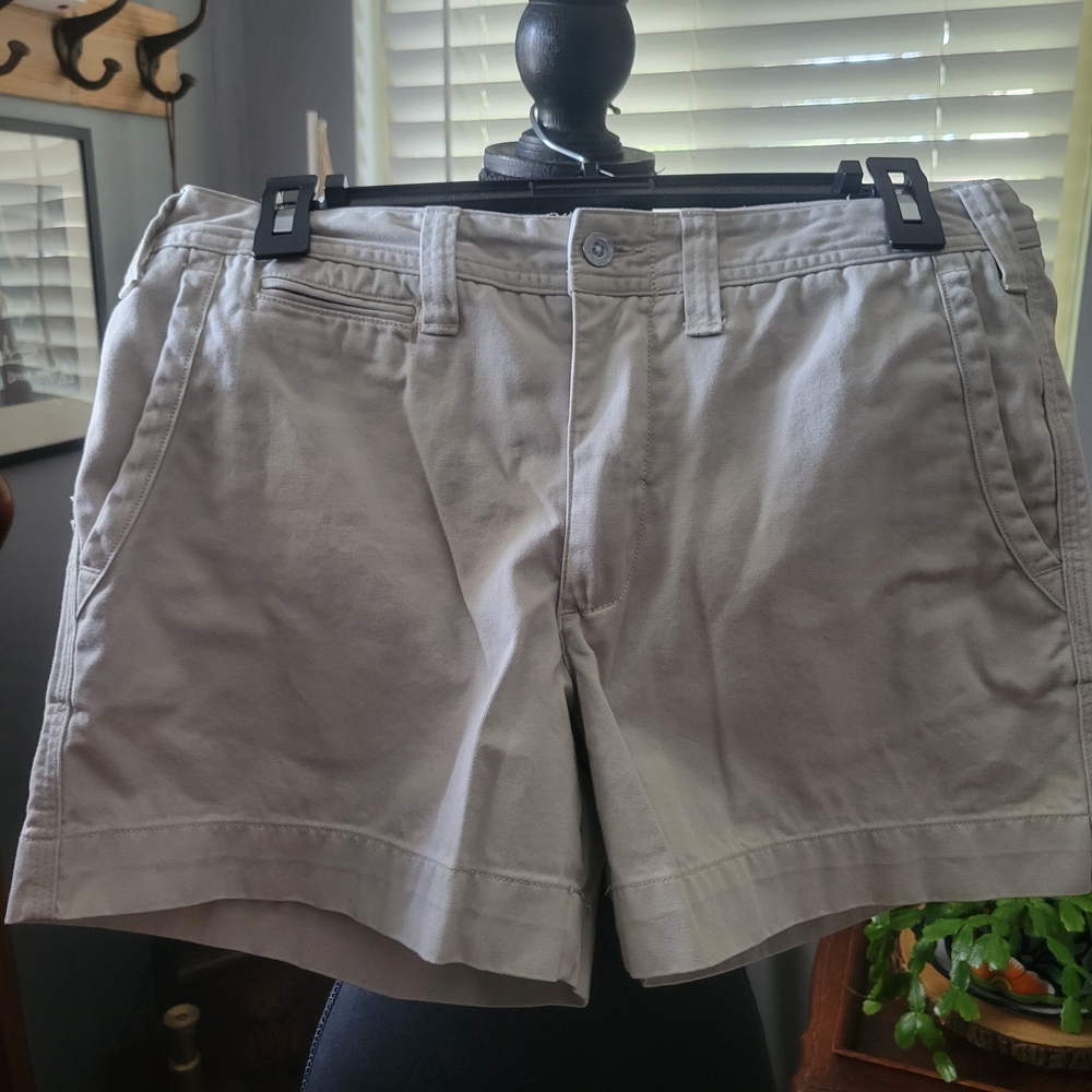 Ralph Lauren Tan Bermuda Shorts Classic Cotton Style